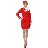 Smiffys Trolley Dolly red costume, UK version