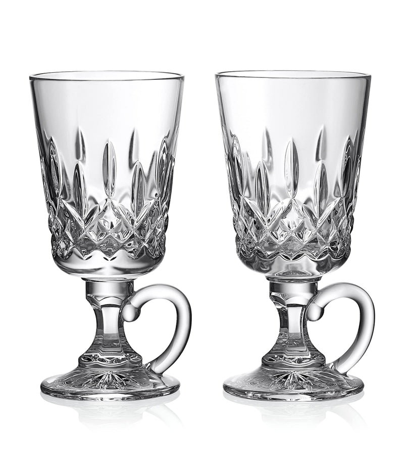 Waterford Lismore Irish coffee glasses 230ml (British brand)