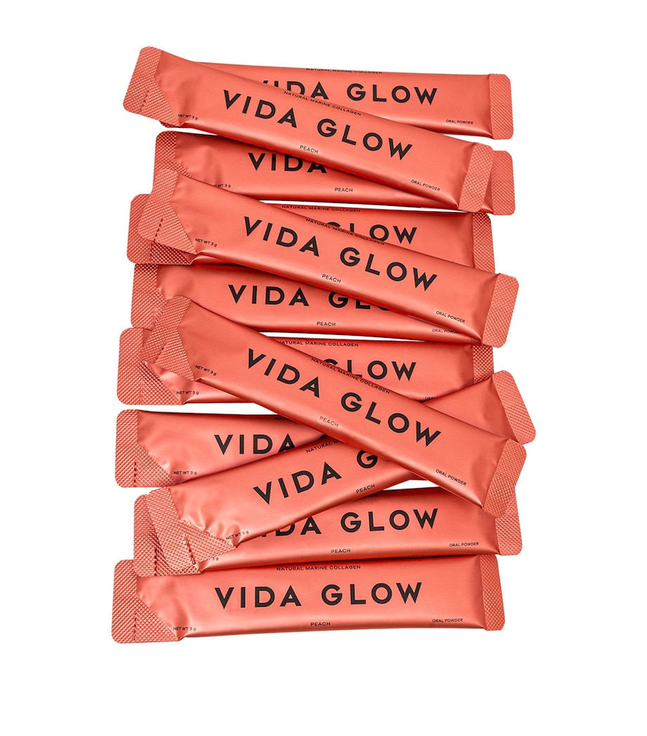 Vida Glow marine collagen peach sachets 30x3g (British brand)