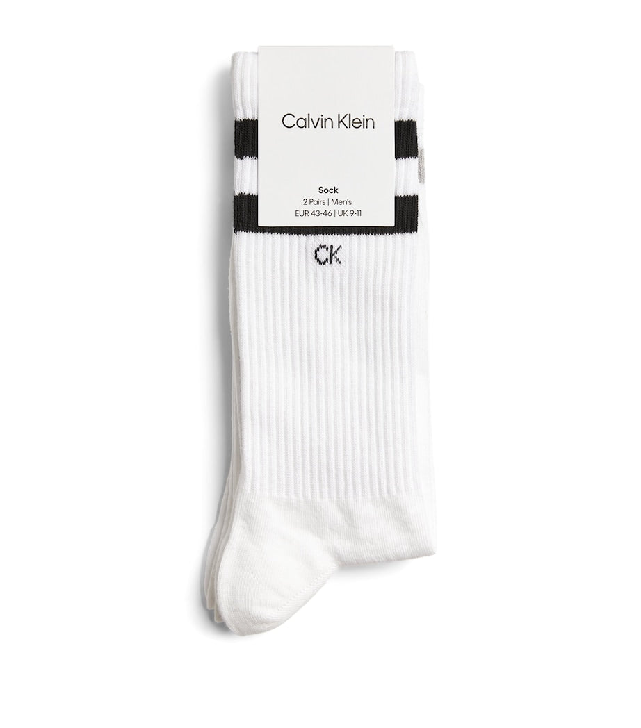Calvin Klein crew stripe socks pack of 2, UK version