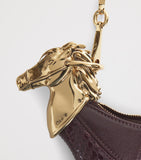 Chloé Chain Horse shoulder bag buffalo leather and snakeskin, UK version