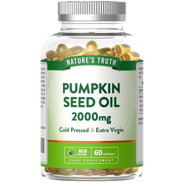 Nature's Truth pumpkin seed oil 2000mg 60 count - British product