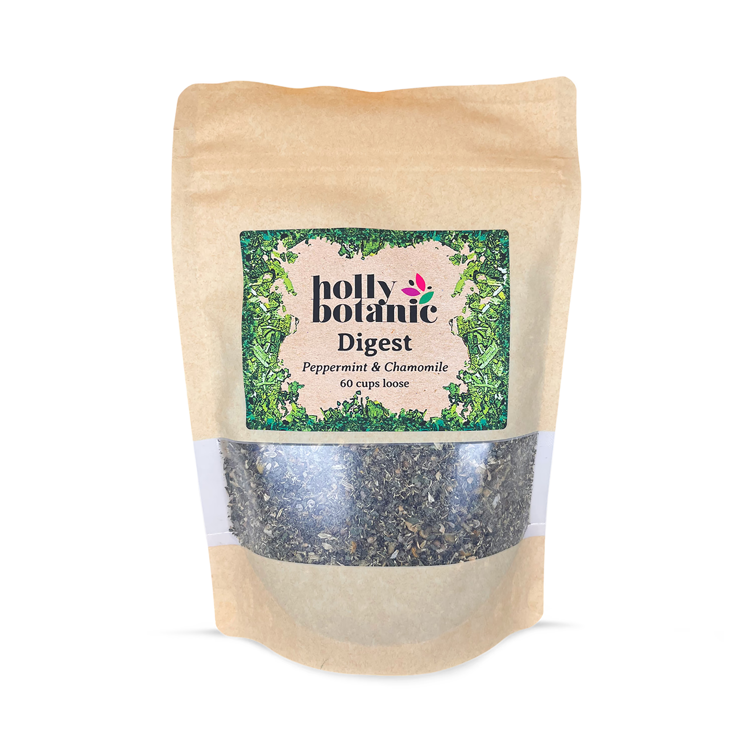 Holly Botanic Digest Tisane peppermint chamomile loose tea - British product
