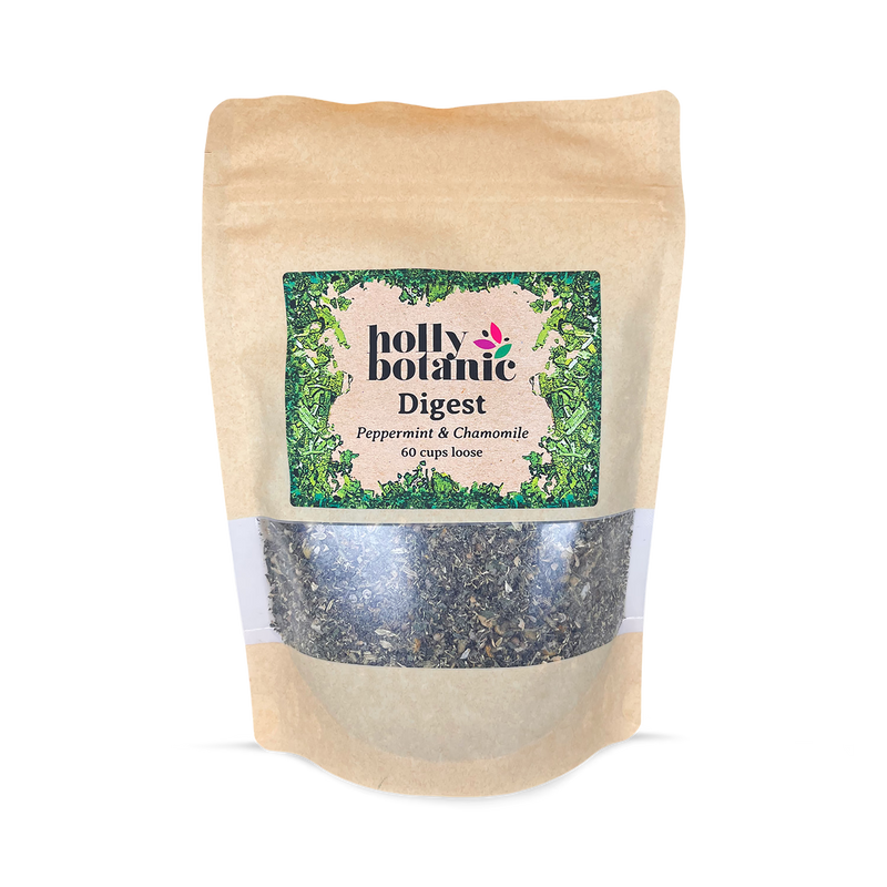 Holly Botanic Digest Tisane peppermint chamomile loose tea - British product