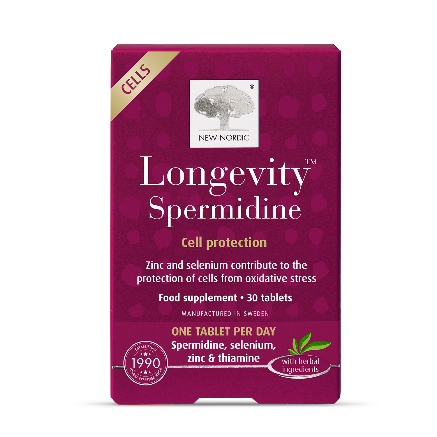 New Nordic Longevity Cell Protection 30 tablets, UK version