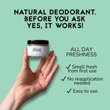 The Natural Deo Co. deodorant balm Grapefruit Mint 55g, UK version