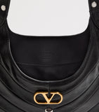 Valentino Garavani small leather Hoboho shoulder bag, imported from the UK