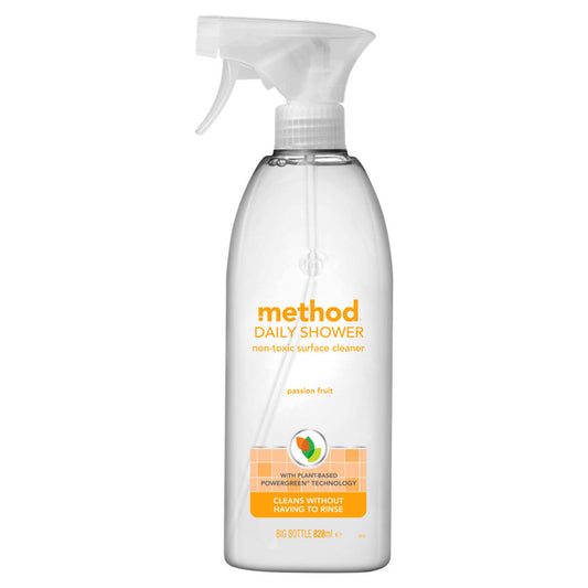 Method Daily Shower Non-Toxic Surface Cleaner Passion Fruit Accessories & Cleaning ASDA   