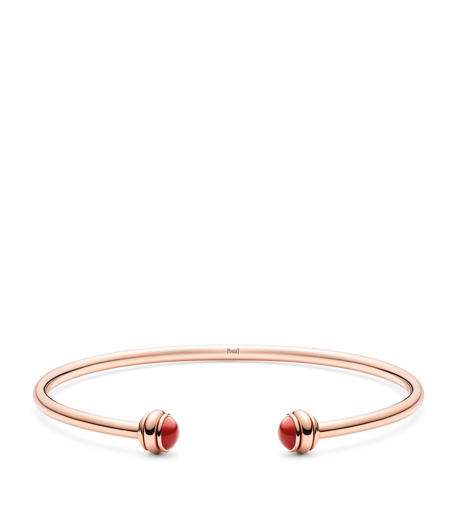 Piaget Possession rose gold carnelian bangle (British brand)