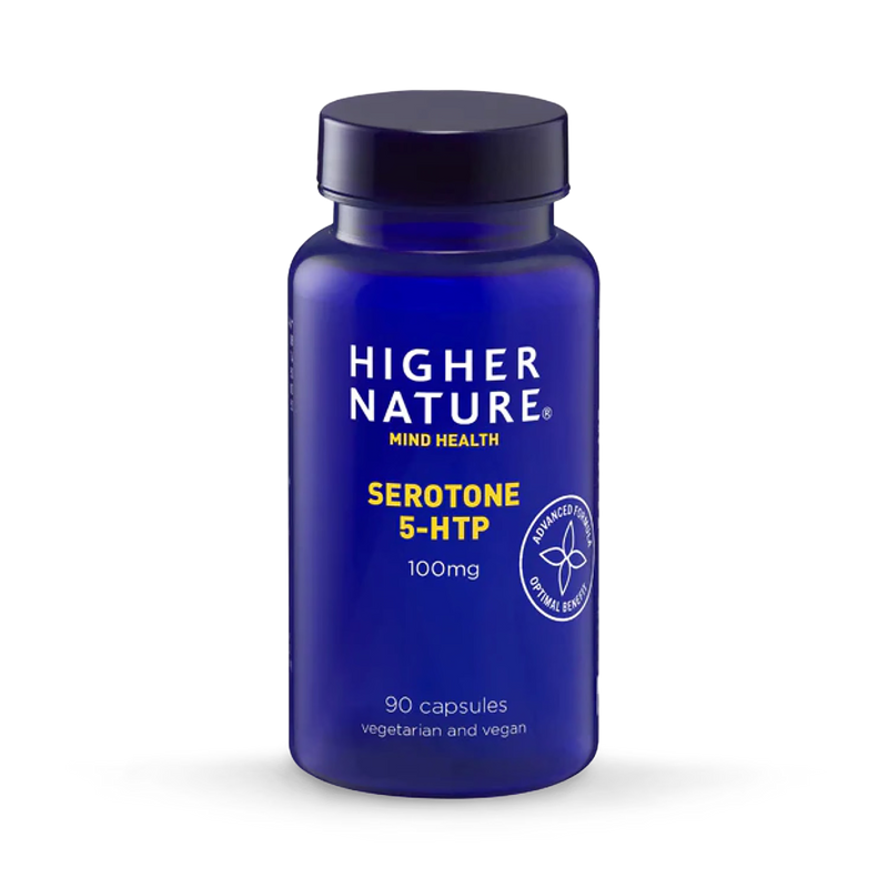 Serotone 5-HTP 100mg vegan capsules, UK version