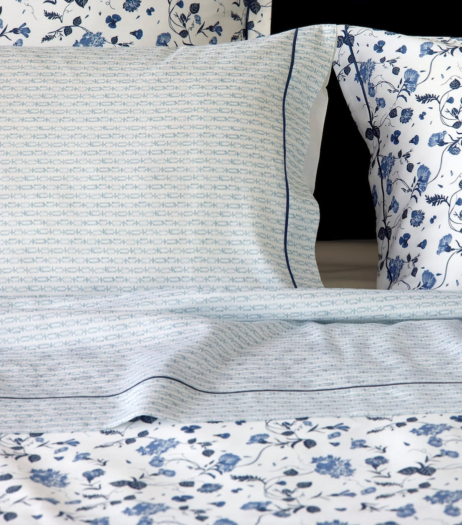 Amalia Cotton Gaia king flat sheet 275cm x 275cm - British product