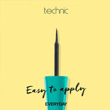 Technic Liquid Liner Black Waterproof 6ml (British brand)