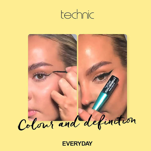 Technic Liquid Liner Black Waterproof 6ml (British brand)