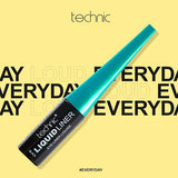 Technic Liquid Liner Black Waterproof 6ml (British brand)