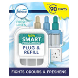 Febreze 3Volution Fresh Linen Smart Programming Air Freshener Plug In Starter Kit 20ml GOODS Sainsburys   