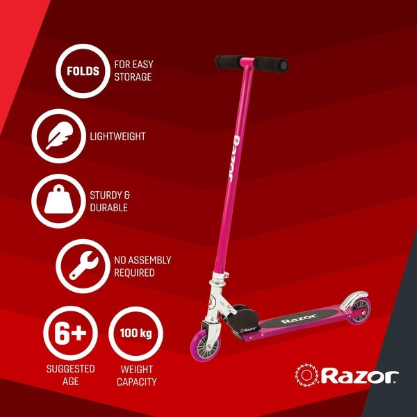 Razor S Sport Scooter pink, imported from the UK