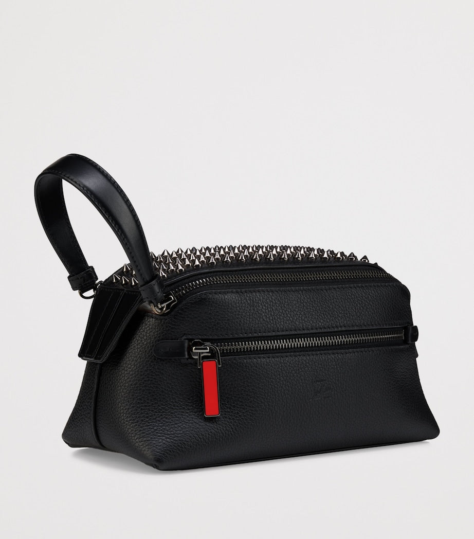 Christian Louboutin funky leather travel pouch, UK version