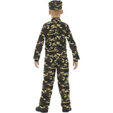 Smiffys Tarnfarben Militär Jungen Kostüm (Britische Marke)