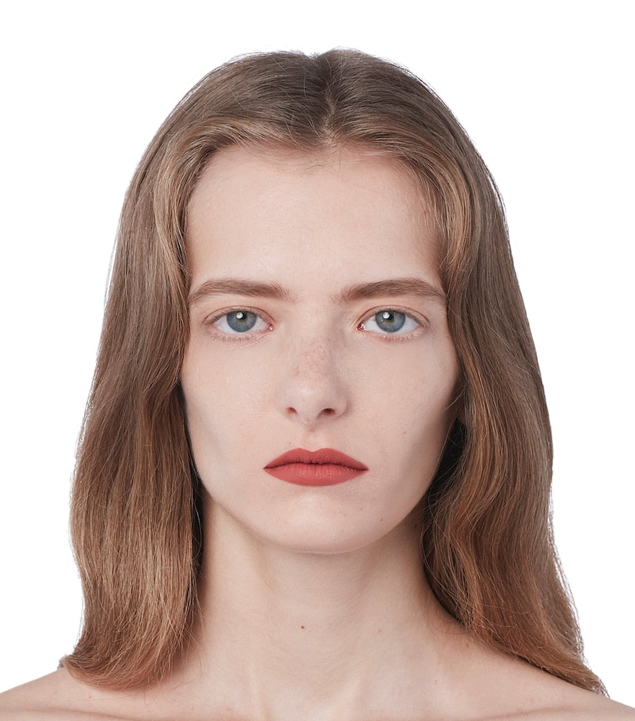Gucci matte finish lipstick with gold-tone packaging, UK version