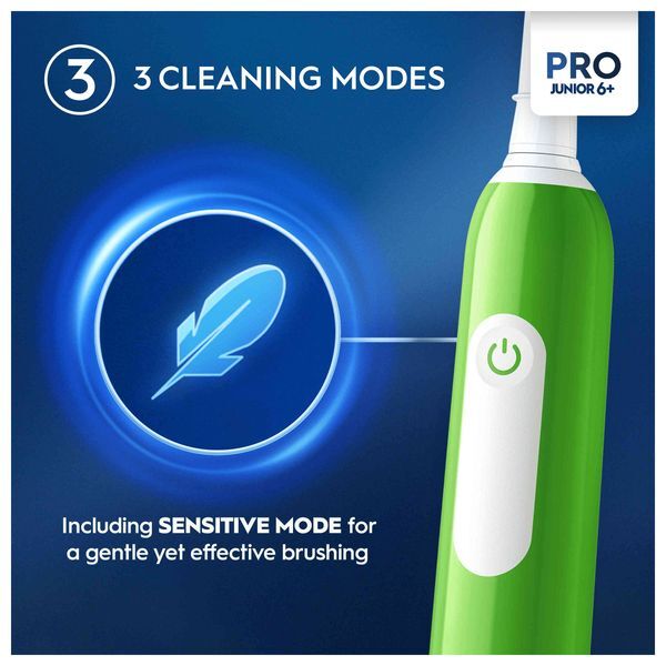 Oral-B Pro Junior 6+ Green Electric Toothbrush GOODS Superdrug   