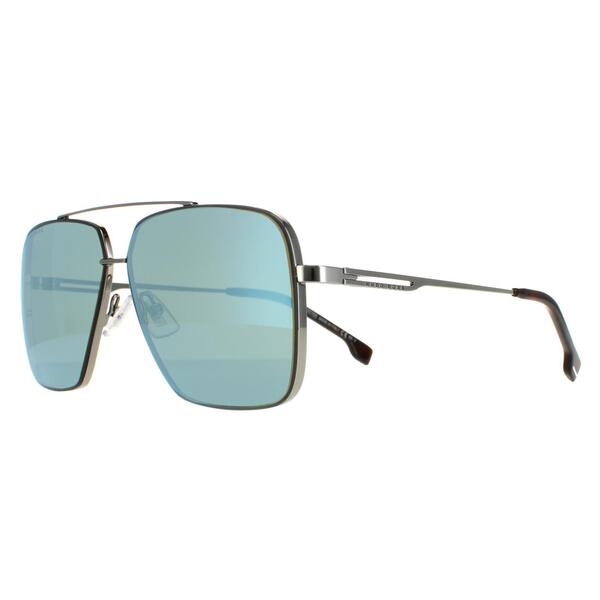 Hugo Boss BOSS 1325/S silver mirrored men sunglasses, imported from the UK