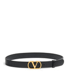 Valentino Garavani belt VLogo Signature leather 3cm, imported from the UK