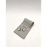 SVNX Pearl Diamante earrings in silver - British product