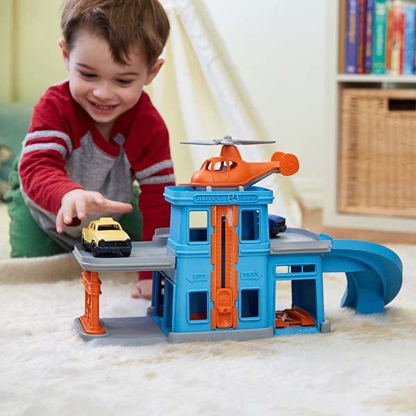 Green Toys Parking Garage Playset