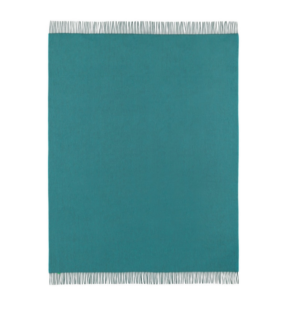 Begg x Co cashmere reversible Arran throw blanket 147cm x 183cm - British product