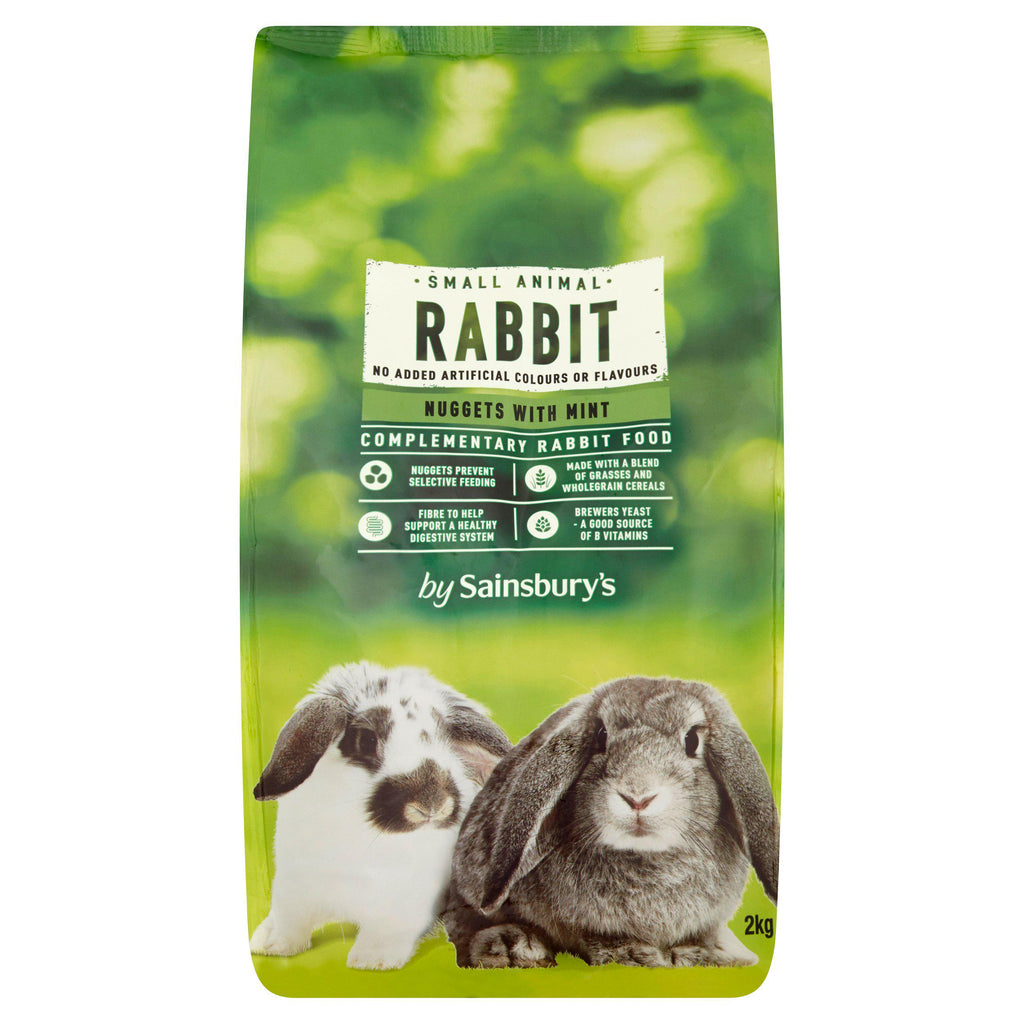 Sainsbury's Small Animal Rabbit Nuggets with Mint 2kg