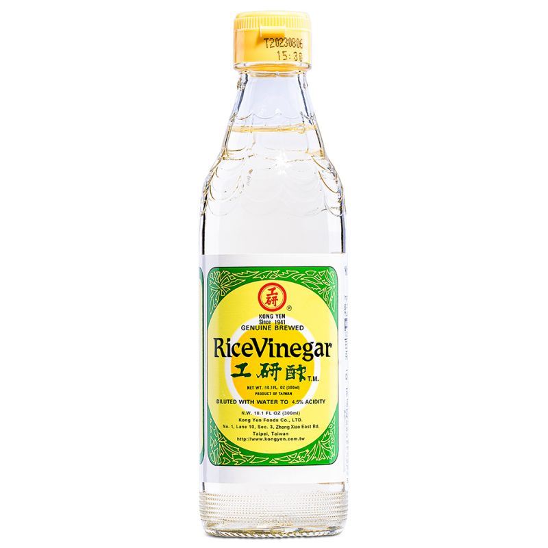 Kong Yen white rice vinegar, (British brand)