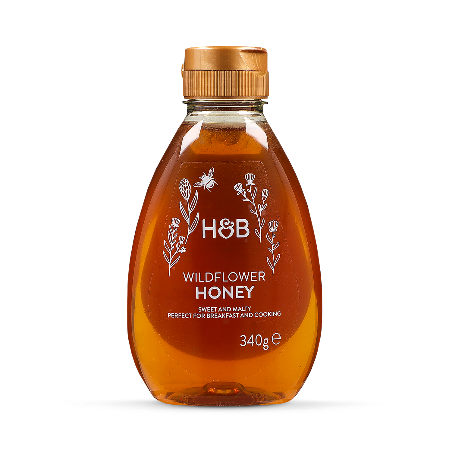 Holland & Barrett wildflower honey jar 340g, UK version
