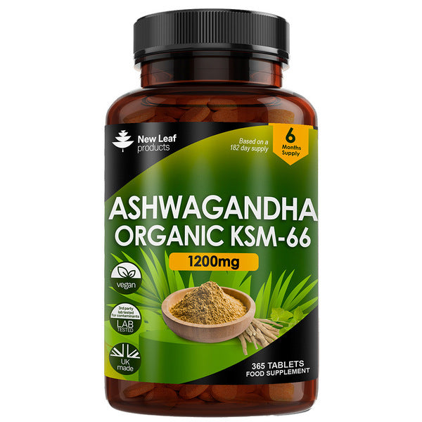 Ashwagandha KSM-66 1200mg Root Extract - 365 Vegan Tablets GOODS Superdrug   