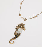 Weekend Max Mara seahorse pendant necklace - British product
