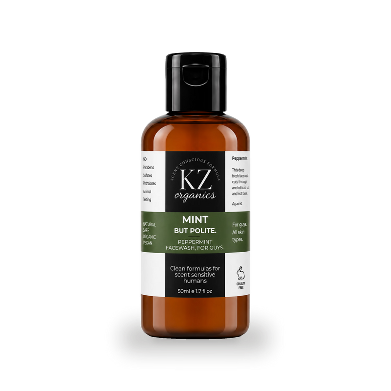 KZ Organics mint face cleanser 200ml - British product