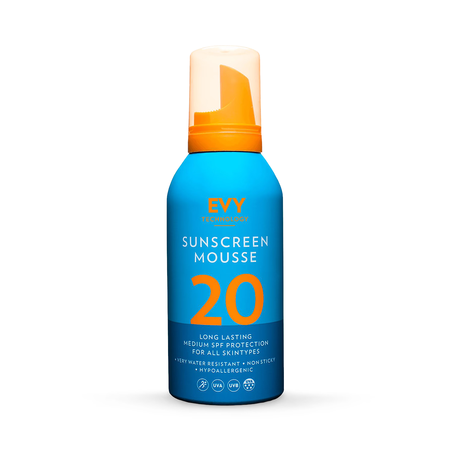 EVY Sunscreen Mousse SPF20 - British product