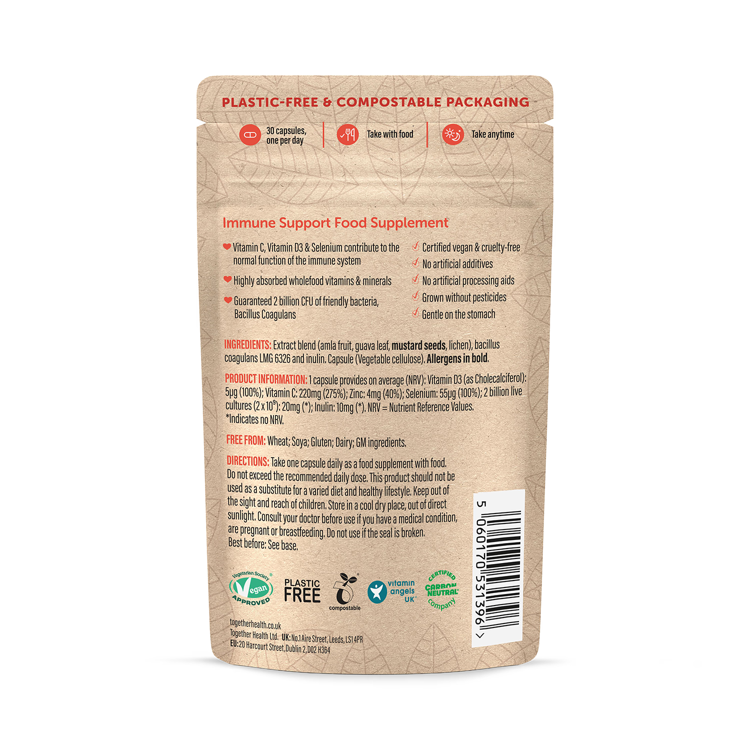Together Health Immune 30 capsules - British product