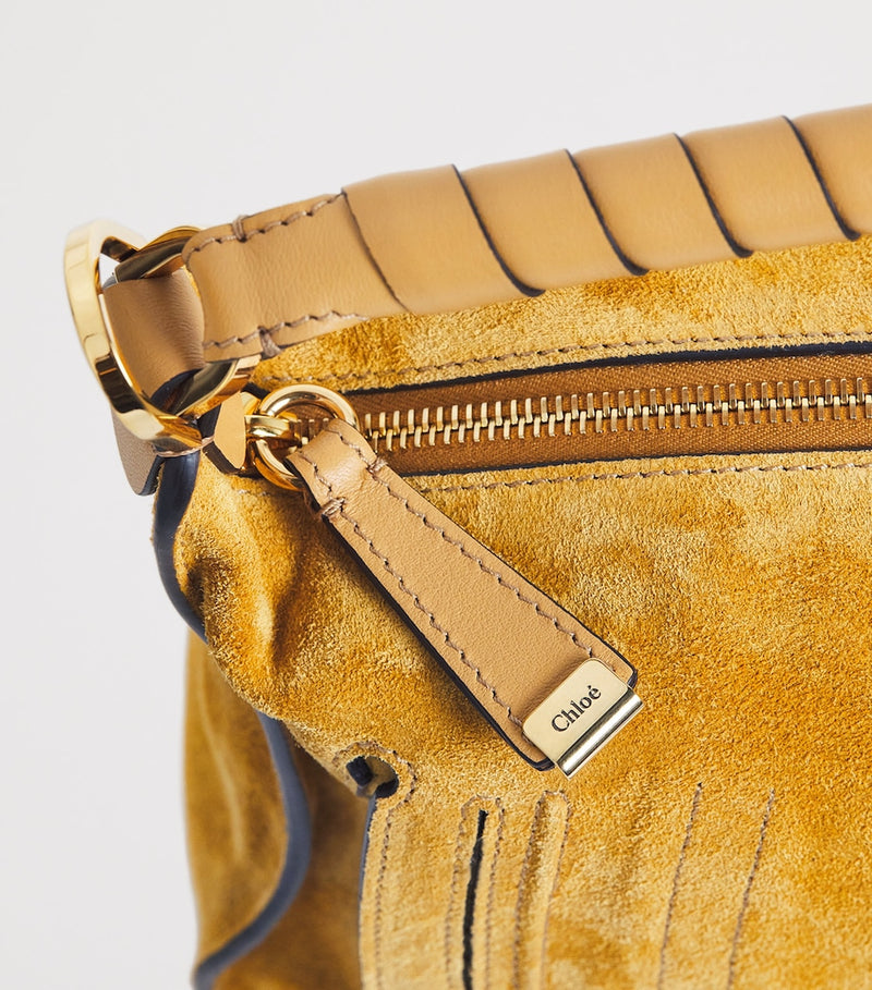 Chloé small suede Marcie shoulder bag (British brand)