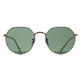 Ray-Ban RB3565 Jack gold unisex sunglasses, imported from the UK