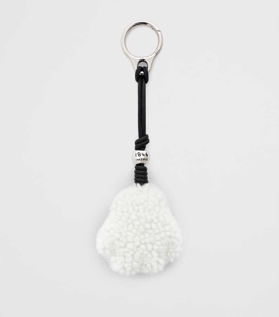 LOEWE fuzzy leather paw charm H18cm x W6cm approx (British brand)