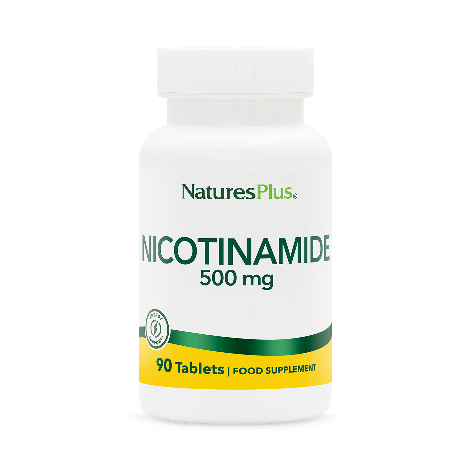 NaturesPlus nicotinamide 500mg tablets, UK version