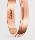 Cartier d'Amour rose gold wedding ring, imported from the UK
