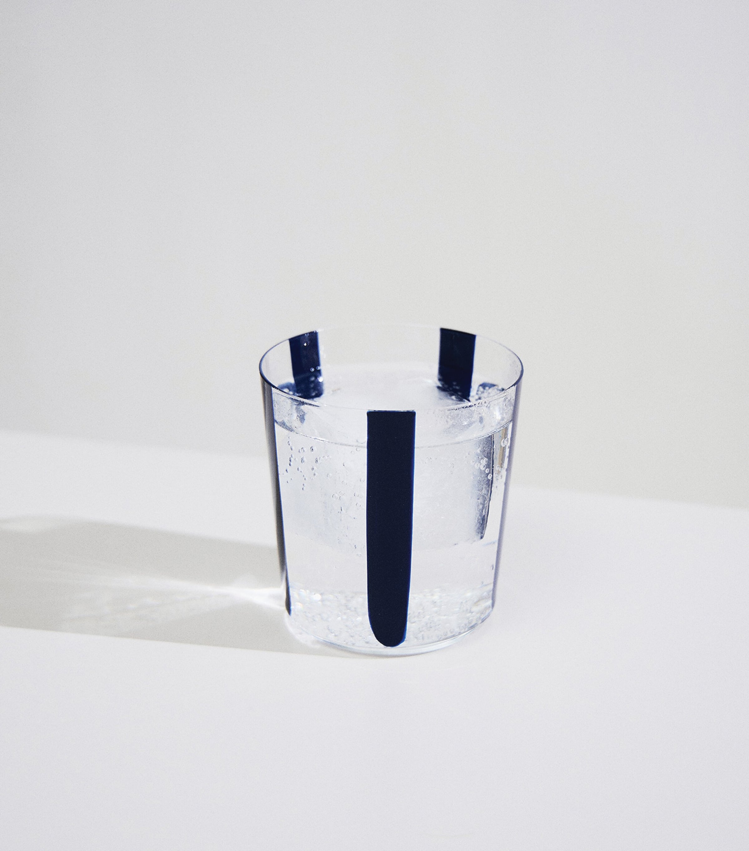 The Conran Shop Nova Stripe glass tumblers 360ml (British brand)