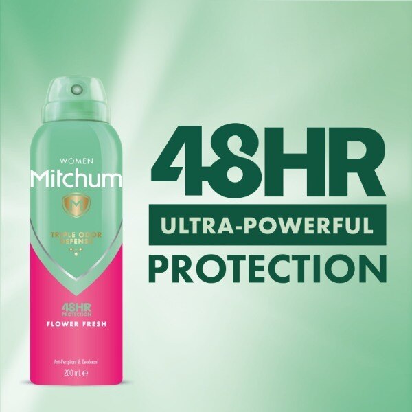 Mitchum Flower Fresh Anti-Perspirant Deodorant 200ml