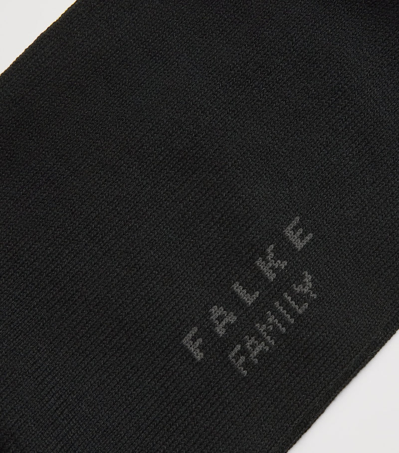 Falke Family socks cotton blend ribbed trims (British brand)