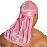 SHYNE pink silky durag, imported from the UK