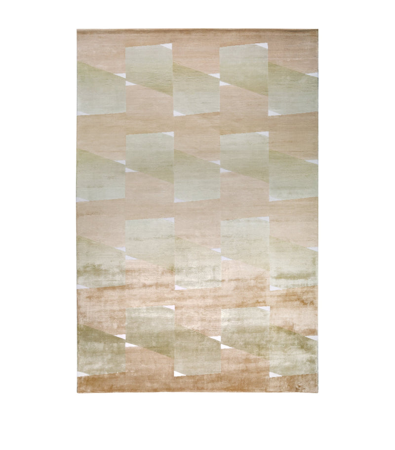 The Rug Company Crux Auburn handmade wool and silk rug, 183cm by 274cm (British brand)