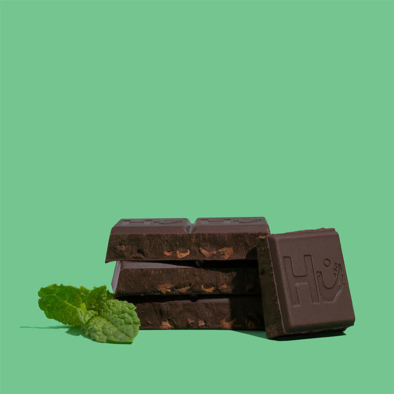 Hu Crunchy Mint Dark Chocolate Bar 60g Organic, UK version