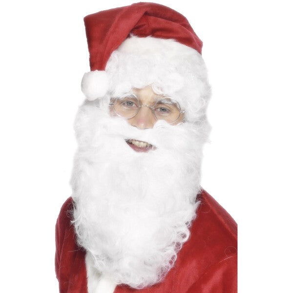 Smiffys Santa beard white 28cm economy (British brand)