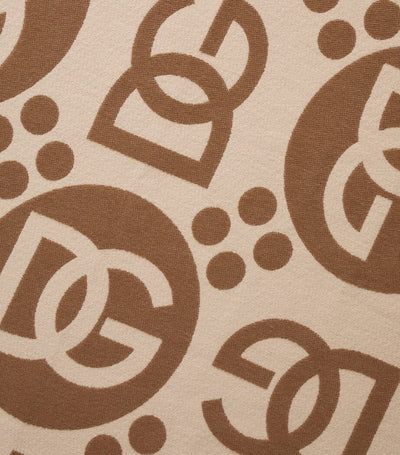 Harrods Jacquard Woven Wool Throw Blanket 140cm x 180cm- Buy online at McGrocer